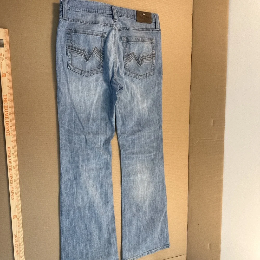 Cody James Men's Denim Jeans Straight Bootcut Blue Size 34x34 - Picture 9 of 11